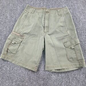 REI Co-op Mens Cargo‎ Shorts Size 30 Organic Cotton Hiking Outdoor Khaki